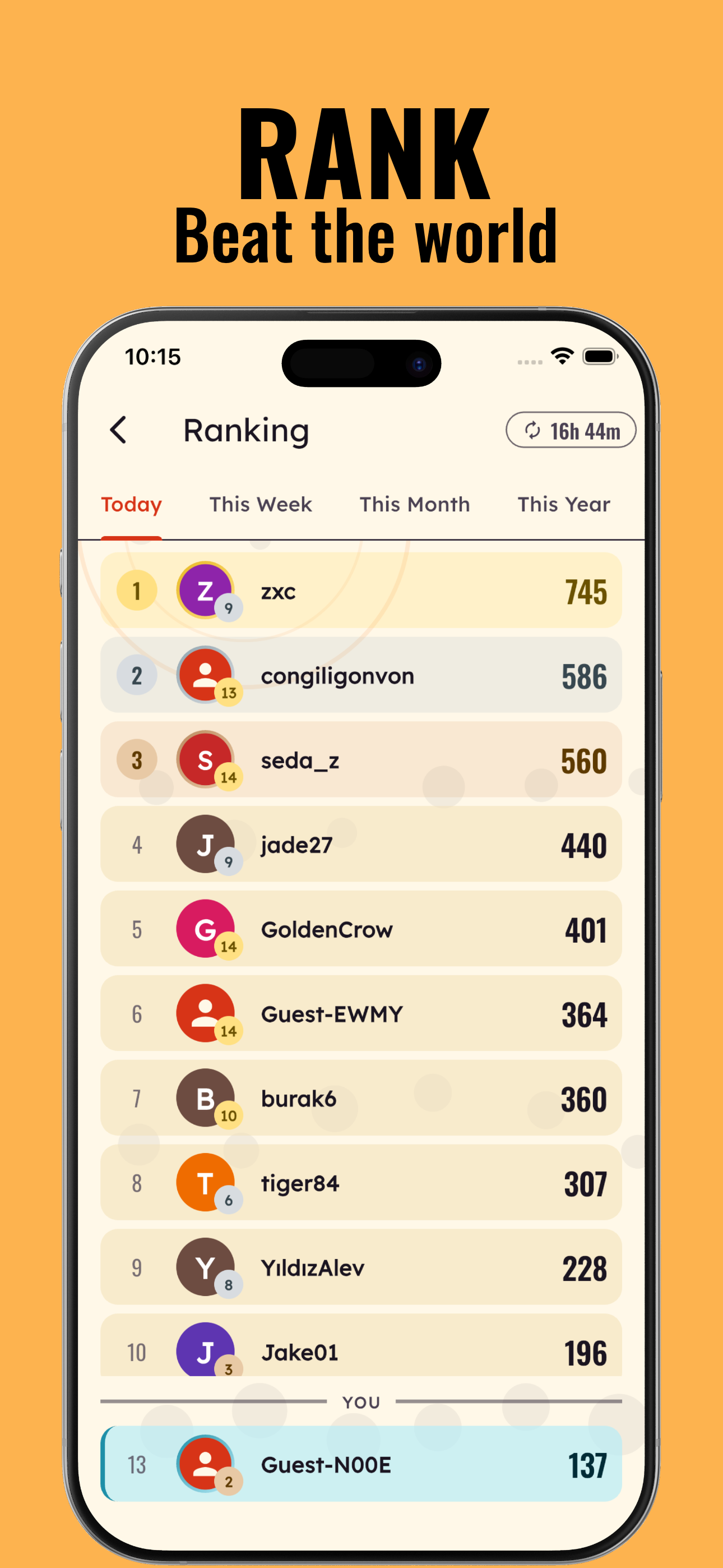 Global ranking
